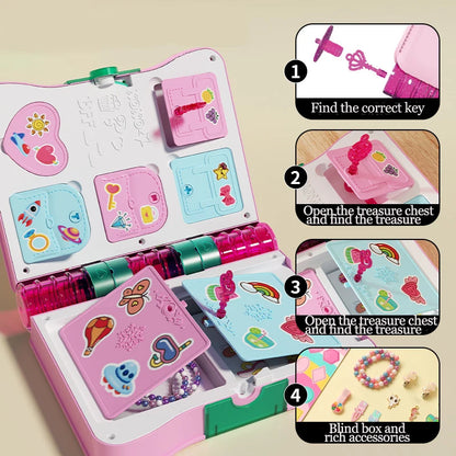 Princess Girls Diary Toy with Lock Keys Pencil Sharpener Eraser Sticker Education Supplies Toy Gift for Kid Girl 3 14 Years